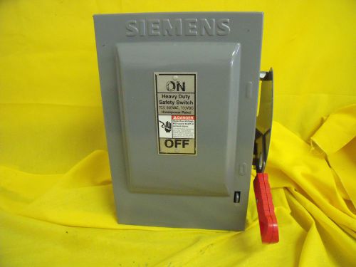 #1333 HNF361NR Siemens  NON Fusible  30 AMP 600 Volt Disconnect NEMA 1