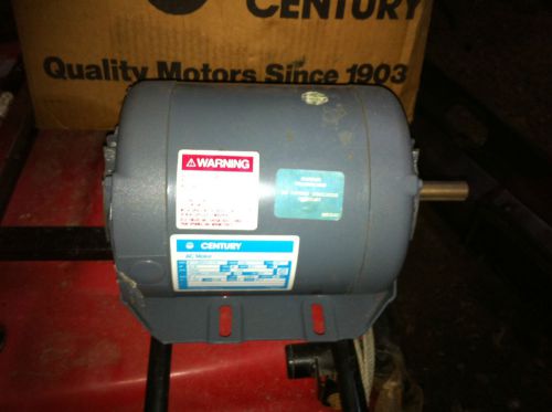 Century Electric Motor 3/4hp 3450rpm 115v NEW