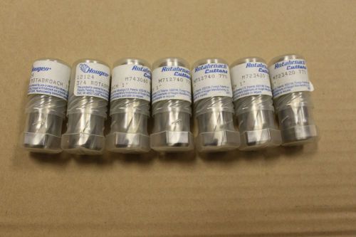 7 Hougen Rotabroach Cutters 12124 3/4&#034; x 1&#034; x 3/4&#034; Free shipping w/in Canada&amp;USA