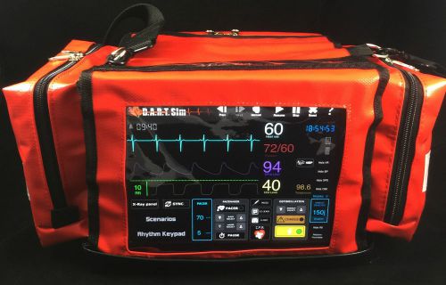 Cardiac monitor &amp; defib simulator for acls, pals, ecg, nursing and paramedics for sale