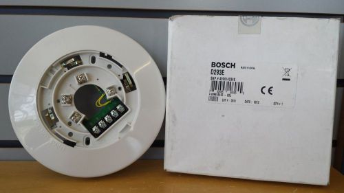 Bosch D293E Four-wire Power Supervision Detector Base Fire Security Safety