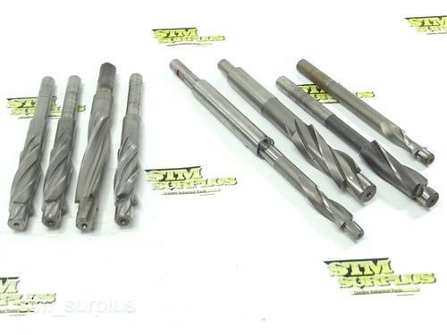 LOT OF 8 HSS REDUCED SHANK COUNTERBORES 9/16&#034; TO 21/32&#034; FASTCUT PUTNAM WELDON