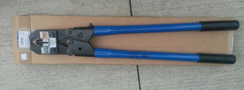 New thomas &amp; betts manual ratcheting crimper tbm4 s dieless copper and aluminum for sale
