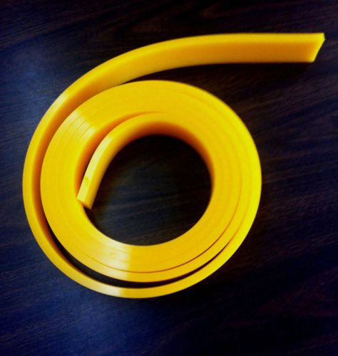 6 FT/Feet Roll - 70 Duro Durometer - Silk Screen Printing Squeegee Blade Yellow