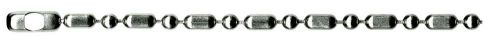 40&#034; ball bar chain nickle # 3 , bag of 100 chains for sale