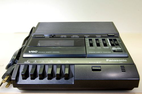 Panasonic RR-830 Cassette Recorder Dictation / Transcription Works Tested