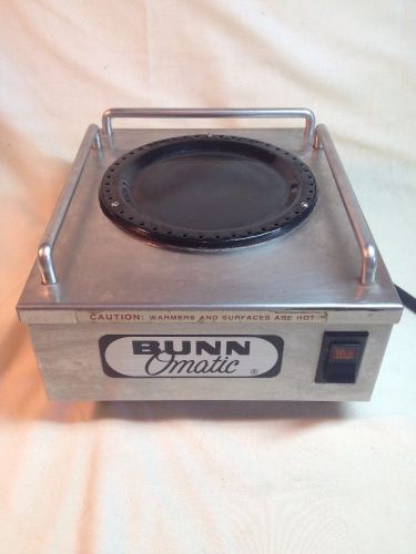 Bunn-O-Matic BUNN WX-1 Single Burner COFFEE WARMER  WX1