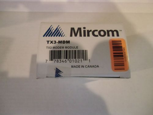 Mircom TX3-MDM modem module.  Sealed new in box.