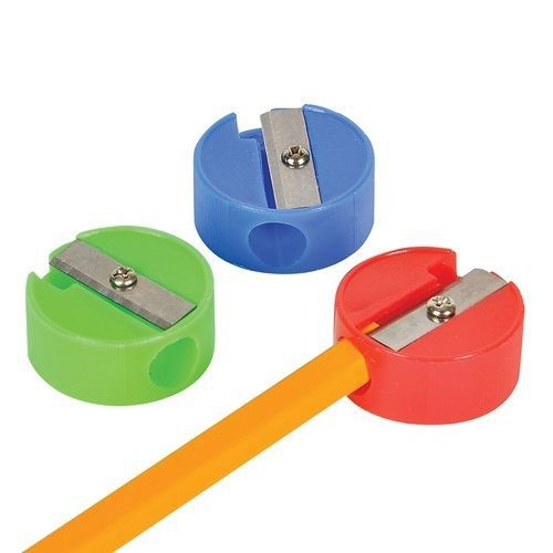 WHOLESALE - 144 ASSORTED COLORED PENCIL SHARPENERS!!! school camp art office