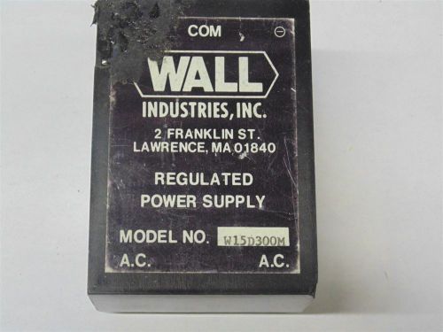 Wall industries w15d300m regulated power supply (c2-3-28) for sale