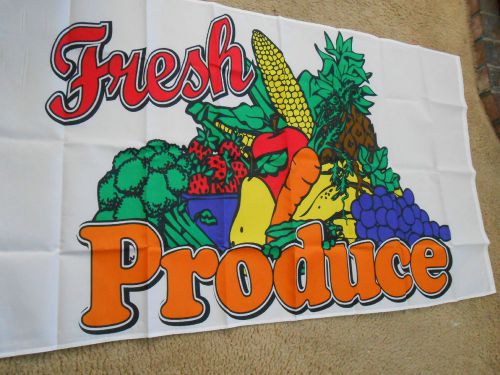 Fresh  Produce, large 3&#039;x5&#039; flag