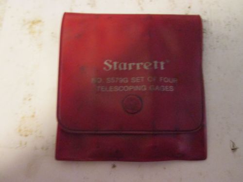 Starrett No. S579G SET of Telescoping Gages Made In USA Machinist Tools c37
