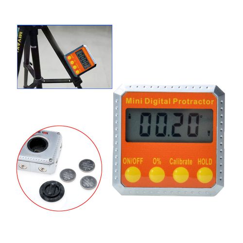 Mini angle finder measure tool gauge accurate magnetized inclinometer protractor for sale