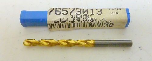 M.A. Ford 21218750T  3/16 Carbide TIN Drill