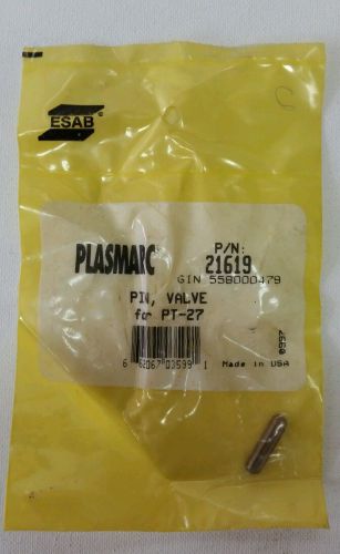 Plasmarc p/n 21619 pin valve for pt-27 for sale