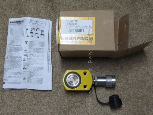 Enerpac RMS-100 10 Ton Flat Jac Cylinder 5112K Brand New In Box /  Instructions