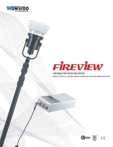 World&#039;s first unified smoke and heat detector tester - fireview for sale