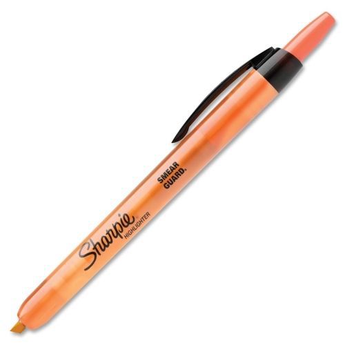 Sharpie Accent Retractable Highlighter -Fluorescent Orange Ink - 1 Ea- SAN28006