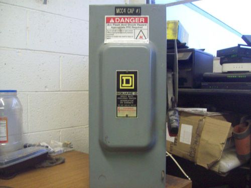 Square d 100 amp safety switch disconnect 600 vac h363 for sale