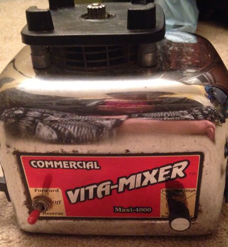 Vita Mixer/Blinder Base Maxi-4000 Stain Steel Commercial