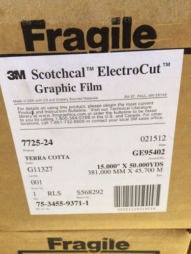 3M SCOTCHCAL ELECTROCUT GRAPHIC FILM - TERRA COTTA - ****NEW****