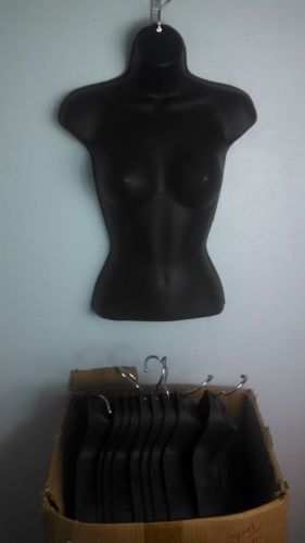 lot of 10 - female torso dress form clothing display - mannequin - EXCELLENT