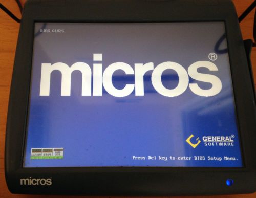 Micros 400814-001 Workstation 5 LCD Touchscreen Point Of Sale Terminal