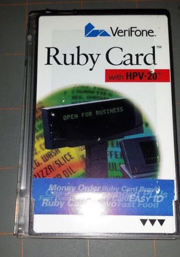 VeriFone Ruby Card (Expanded PLU/Bravo) P040-07-502