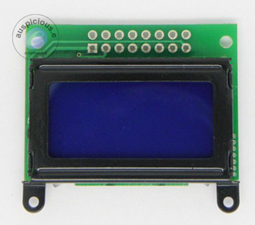 0802 square 8X2 characters LCD module Blue backlight 100pcs