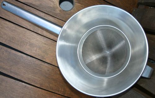 Piazza fine stainless commercial chinois strainer sieve china hat nsf for sale