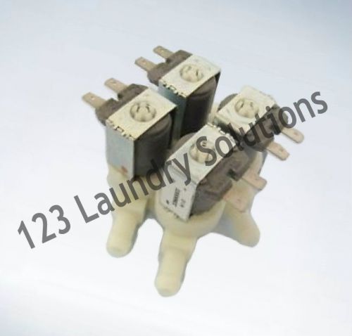 D- Generic Washer 4 way 220VElbi Water Valve for Continental Girbau 129411