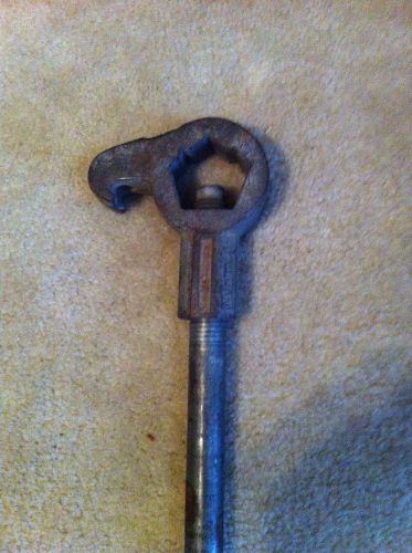 Heavy duty fire hydrant wrench used for sale