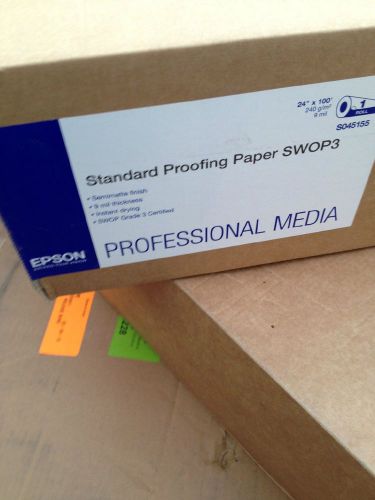 Epson standard proofing paper swop 3 24&#034; x 100 ft (s045155 ) for sale