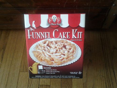 Fun Pack Foods Funnel Cake Starter Kit with Cake Mix, Pitcher and Cake Ring