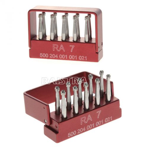2 Boxes Dental SBT Tungsten Steel burs RA-7 For low speed Contra Angle 10PCS/box