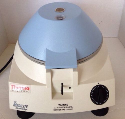 Thermo scientific® 004480f medilite® centrifuge with 6-place x 15ml 45° rotor for sale