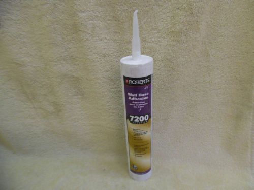 Roberts 7200 superior wall base adhesive large tube 30 oz for sale