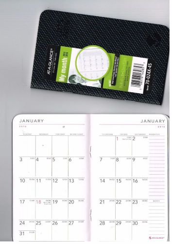 AT-A-GLANCE 2-Year Compact Contemp Monthly Planner 2015-2016 70024x45 3.5x6.25