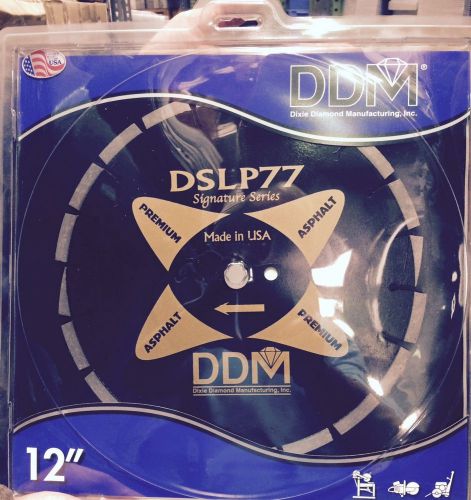 Dixie diamond dslp77 12x.125x1/20mm wet/dry cut asphalt blade for sale