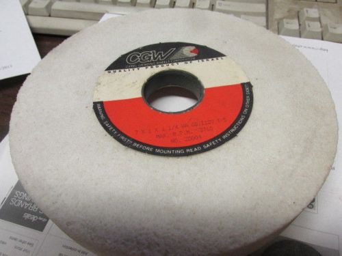 CGW 7 x 1 x 1 1/4 WA60 Surface Grinding Wheel Aluminum Oxide