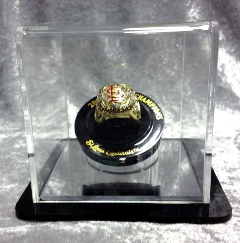 Championship Ring DISPLAY CASE mirror base - NEW!! - LOWEST PRICE ON EBAY!!