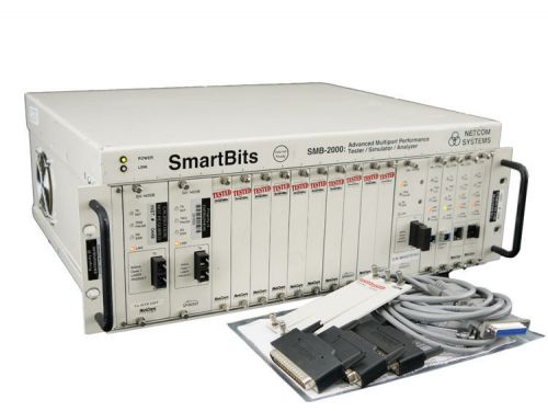 Netcom SmartBits SMB-2000 Network Analyzer w/3x GX-1405B+2x ML-7711s+2x ML-7710