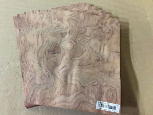 Wood veneer waterfall bubinga 12x14 22pcs total raw veneer &#034;exotic&#034; wf9 1-22-15 for sale