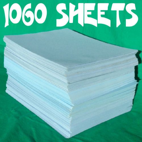 1060 Sheets Light Blue Paper - Not Perforated - Loose