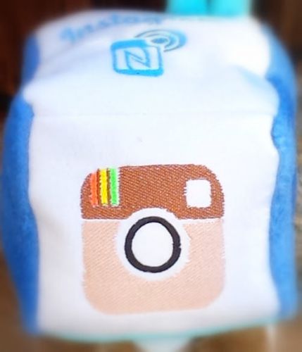 Instagram Cube plush toy ,popular social networking site item (NFC included)