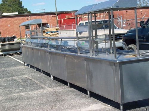 SERVING LINE 5 WELLS ALL STAINLESS SERVING LINE EQUIPMENT