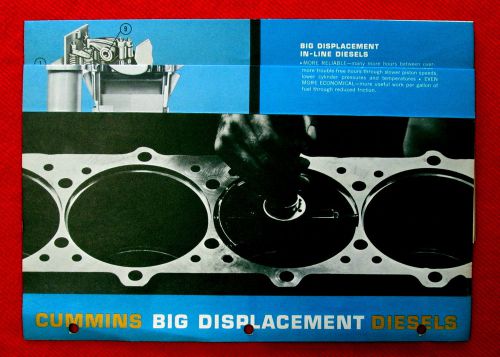 Cummins Big Displacement Diesel Sales Brochure Inline Diesels V Diesels golc2