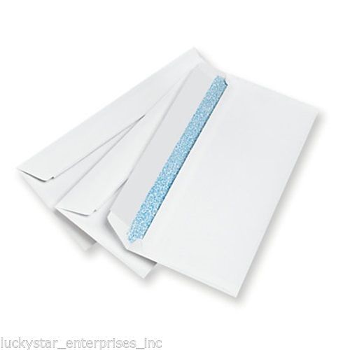 Office depot brand clean seal #10 security envelopes - qty 100 - 4-1/8&#034; x 9-1/2&#034; for sale