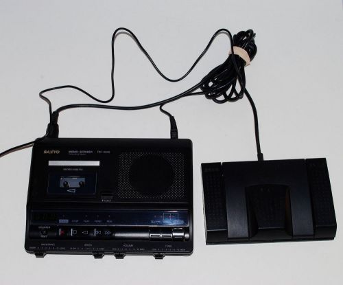 Sanyo Micro Cassette Transcribing System Transcriber Dictation TRC-6040