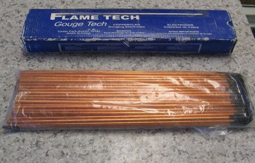 100 Count Flame Tech  GOUGING ELECTRODES Copperclad 5/32&#034; x 12&#034; DC # FTDC532X12